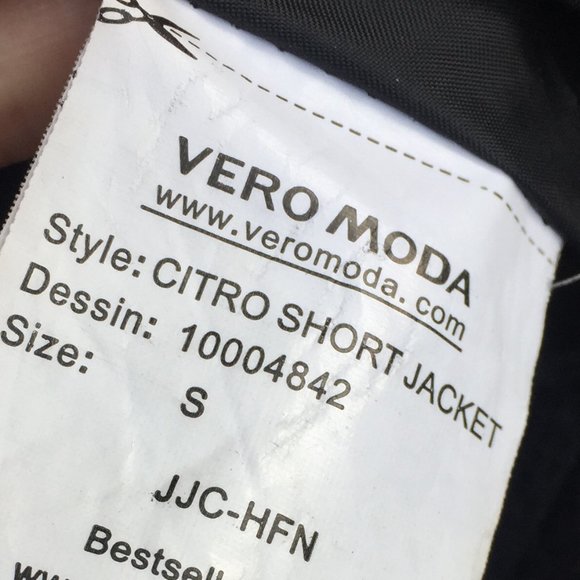 Vero Moda Citro bomber jacket in black - size S - Picture 7 of 9